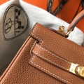 「#4002」 Hermes golden brown Mini Kelly 20cm