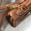 「#4002」 Hermes golden brown Mini Kelly 20cm