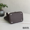 「#4369」 Hermes Brown Silver Buckle Picotin Lock 18cm