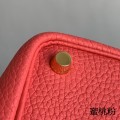 「#4375」 Hermès Peach Pink Gold Buckle Picotin Lock 18cm