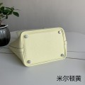 「#4378」Hermes Milton yellow silver buckle Picotin Lock 18cm