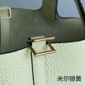 「#4379」Hermes Milton Gold Buckle Picotin Lock 18cm
