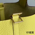 「#4386」 Hermès Lemon Gold Buckle Picotin Lock 18cm 「#4386」 Hermès Lemon Gold Buckle Picotin Lock 18cm
