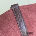 「#4404」 Hermès Saddle Red Silver Buckle Picotin Lock 18cm