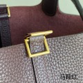 「#4405」 Hermès Saddle Red Gold Buckle Picotin Lock 18cm 「#4405」 Hermès Saddle Red Gold Buckle Picotin Lock 18cm