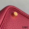 「#4406」 Hermès Pomegranate Red Gold Buckle Picotin Lock 18cm 「#4406」 Hermès Pomegranate Red Gold Buckle Picotin Lock 18cm