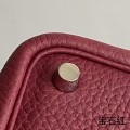 「#4407」 Hermès Picotin Lock 18cm Ruby Silver Buckle