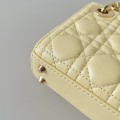 「#2229」 dior 3305  Sheepskin Chicken Yellow 12×10×5cm