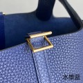 「#4416」 Hermès Ink Blue Gold Buckle Picotin Lock 18cm 「#4416」 Hermès Ink Blue Gold Buckle Picotin Lock 18cm
