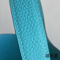 「#4418」 Hermès Lake Blue Gold Buckle Picotin Lock 18cm