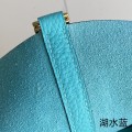 「#4418」 Hermès Lake Blue Gold Buckle Picotin Lock 18cm