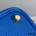 「#4422」 Hermès Water Fairy Blue Gold Buckle Picotin Lock 18cm