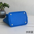 「#4422」 Hermès Water Fairy Blue Gold Buckle Picotin Lock 18cm