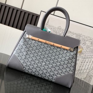「#6252」Goyard - 020236 - 25 cm x 16 cm x 34 cm  - grey
