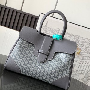 「#6252」Goyard - 020236 - 25 cm x 16 cm x 34 cm  - grey