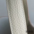 「#4431」 Hermès Milkshake Silver Buckle Picotin Lock 18cm