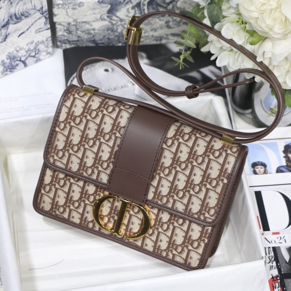 「#2240」 dior M9030 Brown 24*17*8cm