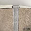 「#4448」 Hermès Seagull Grey Silver Buckle Picotin Lock 18cm