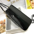 「#2247」 dior M0566 Patent leather black 32 x 25 x 11cm 「#2247」 dior M0566 Patent leather black 32 x 25 x 11cm