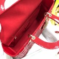 「#2248」 dior M0566 Patent leather red 32  x 25 x 11cm
