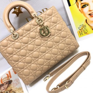 「#2249」 dior M0566 Milk tea color  32  x 25 x 11cm