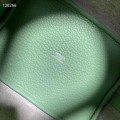 「#4055」Hermès Grass Green Picotin Lock Shopping Basket Silver Buckle