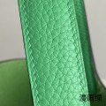 「#4459」 Hermes Cartoon Green Gold Buckle 18cmPicotin Lock 18cm