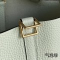 「#4461」 Hermès Bubble Green Gold Buckle 18cmPicotin Lock 18cm