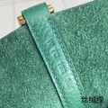 「#4464」 Hermès Velvet Green Gold Buckle 18cm Picotin Lock 18cm