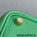 「#4466」 Hermès Comic Green and Florida Blue Gold Buckle 18cm Picotin Lock 18cm