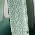 「#4470」 Hermes Mint Green Gold Buckle 18cm Picotin Lock 18cm