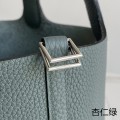 「#4471」 Hermes Almond Green Silver Buckle 18cm Picotin Lock 18cm 「#4471」 Hermes Almond Green Silver Buckle 18cm Picotin Lock 18cm