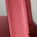 「#4481」 Hermès Lipstick Pink Gold Buckle 18cm Picotin Lock 18cm