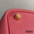 「#4481」 Hermès Lipstick Pink Gold Buckle 18cm Picotin Lock 18cm