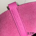 「#4483」 Hermes Magnolia Pink Silver Buckle 18cm Picotin Lock 18cm