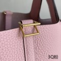 「#4487」 Hermès 3Q pink gold buckle 18cm Picotin Lock 18cm