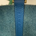 「#4489」 Hermès Tanzania Blue Gold Buckle 18cm Picotin Lock 18cm 「#4489」 Hermès Tanzania Blue Gold Buckle 18cm Picotin Lock 18cm