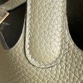 「#4497」 Hermes Sage Green Gold Buckle 18cm Picotin Lock 18cm