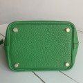 「#4502」 Hermès Bamboo Green Gold Buckle Picotin Lock 18cm