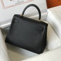 「#4059」Hermès Black Kelly Bag Gold Buckle 25cm 「#4059」Hermès Black Kelly Bag Gold Buckle 25cm