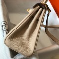 「#4006」 Hermes grey Mini Kelly 20cm