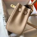 「#4006」 Hermes grey Mini Kelly 20cm