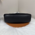 「#4517」 Hermès Moon Bag Black Silver Buckle Swift Leather Kelly Moove Large Bag 17cm Small Bag 7.5cm