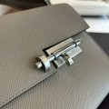 「#4527」 Hermès Pistol Bag Asphalt Grey Verrou Epsom Leather Stainless Steel Hardware Semi-Handmade Wax Thread Sewing 21cm 「#4527」 Hermès Pistol Bag Asphalt Grey Verrou Epsom Leather Stainless Steel Hardware Semi-Handmade Wax Thread Sewing 21cm