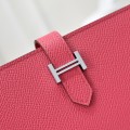 「#4540」 Hermès Barbie Pink Suit Clip Epsom Leather 17*9cm