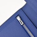 「#4541」 Hermes Blue Suit Clip Epsom Leather 17*9cm