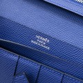 「#4541」 Hermes Blue Suit Clip Epsom Leather 17*9cm