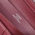 「#4543」 Hermes Vermillion Red Suit Clip Epsom Leather 17*9cm