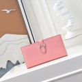 「#4544」Hermès Light Pink Suit Clip Epsom Leather 17*9cm