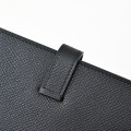 「#4550」Hermès Black Suit Clip Epsom Leather 17*9cm